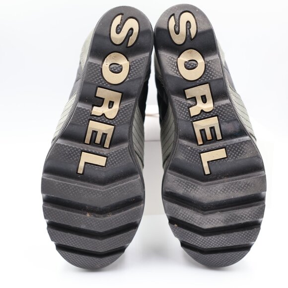 Sorel Women’s Lexie Wedge Waterproof Leather Bootie Olive Size 8.5 - Picture 11 of 11